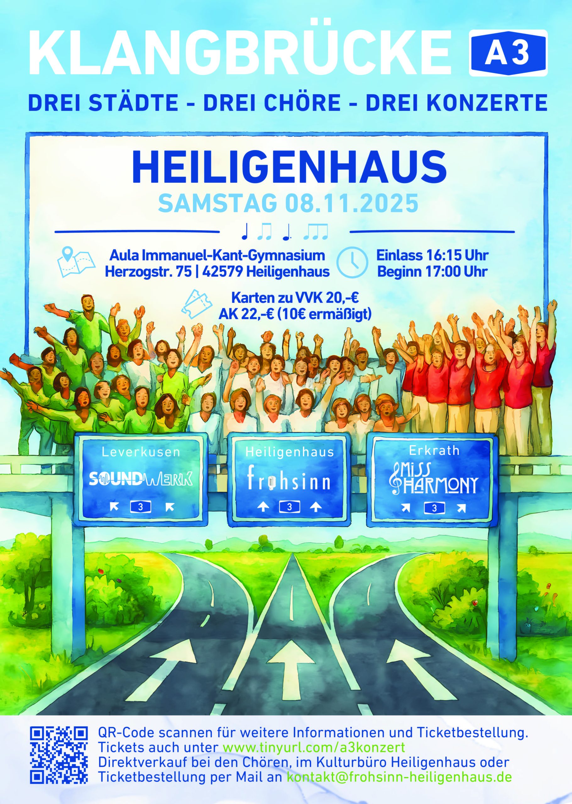 Featured image for “Klangbrücke A3 – Drei Chöre. Eine Verbindung”