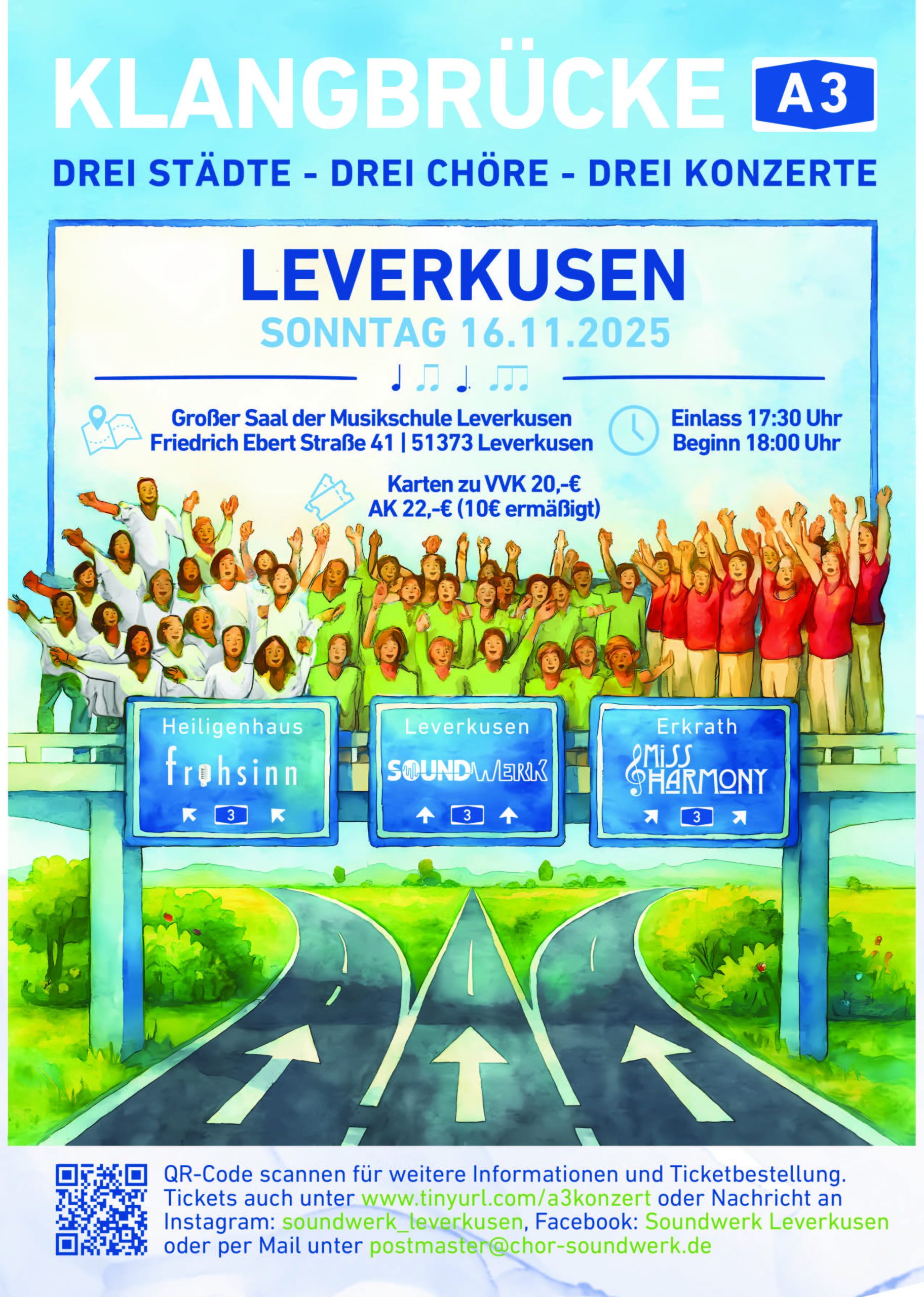 Featured image for “Klangbrücke A3 – Drei Chöre. Eine Verbindung”